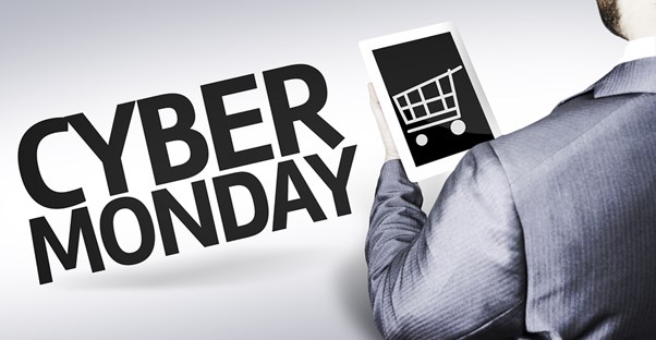A graphic about cyber monday