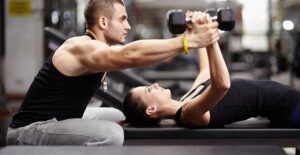 a woman who had help finding a personal trainer