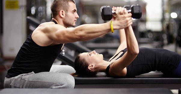a woman who had help finding a personal trainer