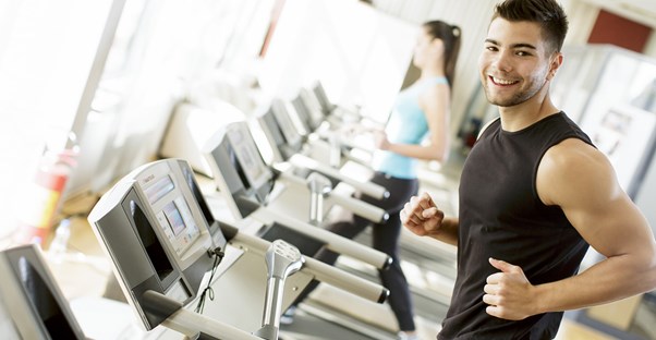 a man exercising and losing weight