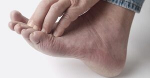 a man suffering from diabetic neuropathy