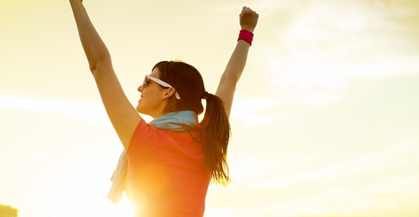 a woman who found happiness in 2015