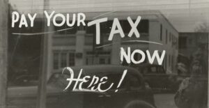 Person getting help from a tax relief service