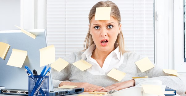 A recent college graduate feels overwhelmed at her new job.