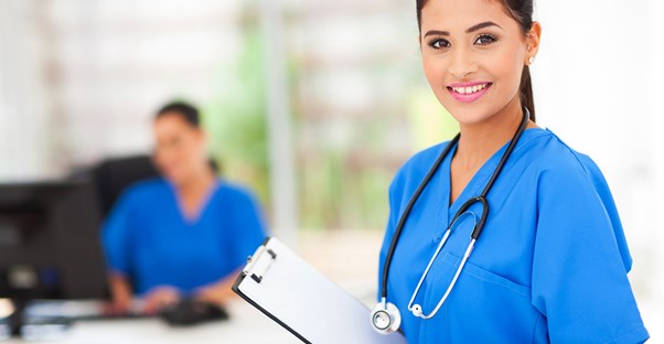 Physician assistant on the job