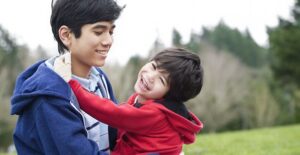 a boy who has been diagnosed with cerebral palsy