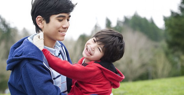 a boy who has been diagnosed with cerebral palsy