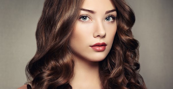 A woman with a new hairstyle.