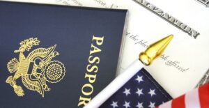 Pile of documents that are granted to US citizens