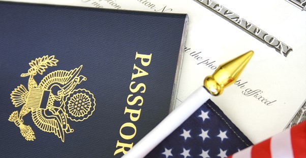 Pile of documents that are granted to US citizens