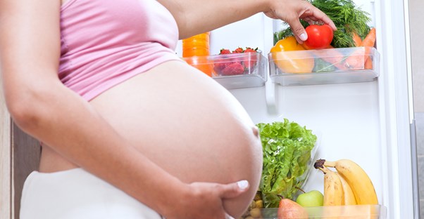A woman protects her child from gestational diabetes
