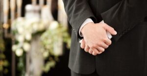 A funeral director helps you plan funerals