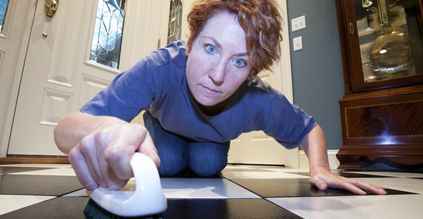 a woman suffering from obsessive compulsive disorder