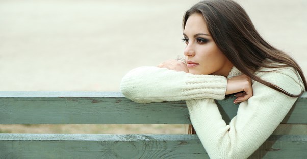a woman suffering from postpartum depression