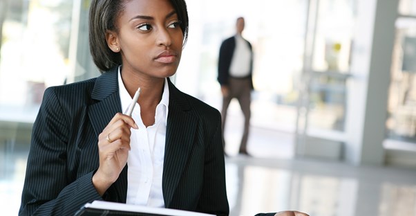 A Chief Financial Officer reviewing the company finances