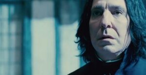 Alan Rickman as Severus Snape