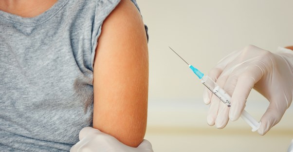 a child getting a vaccine