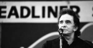 Johnny Cash performing