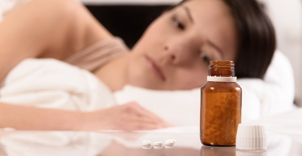A woman experiences sleep paralysis