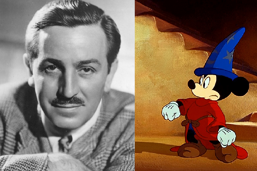 Walt Disney as Mickey Mouse