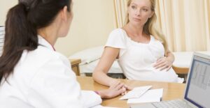 A doctor discusses the risks of endometriosis during pregnancy