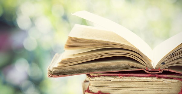A stack of books