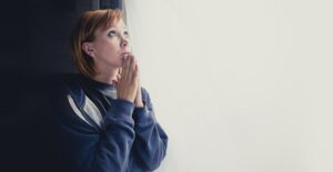 A woman asks herself, "What is major depression?"