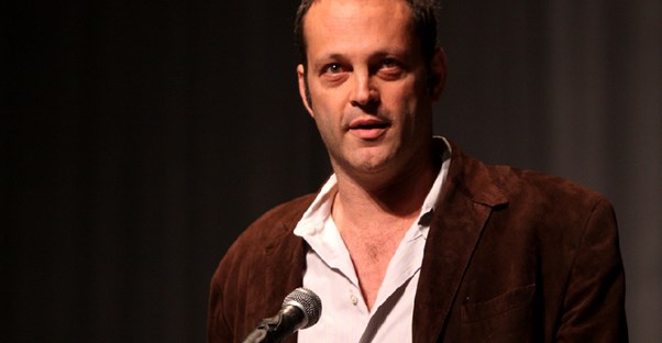 Vince Vaughn in a brown jacket