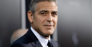 George Clooney after his near-death experience