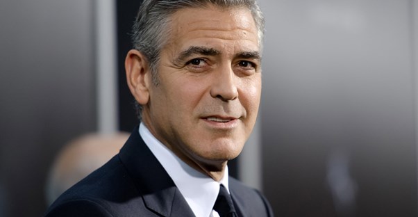 George Clooney after his near-death experience