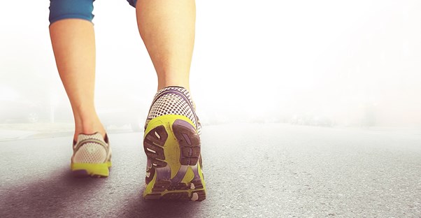 a woman avoiding athletes foot