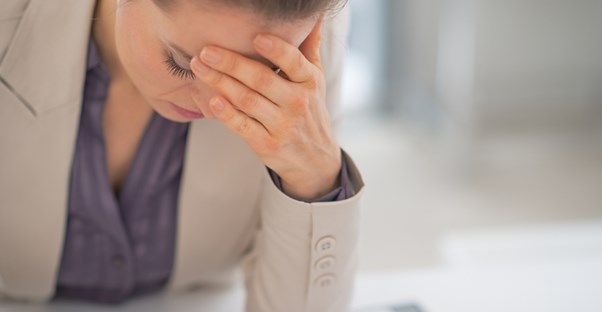 A woman deals with chronic stress