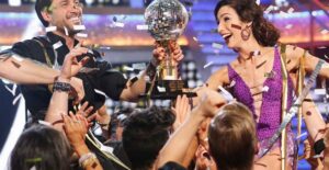 Maks and Meryl win the Mirrorball Trophy Season 18