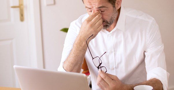 A man using stress management tips