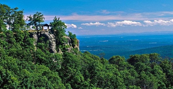 White Rock Mountain in Arkansas