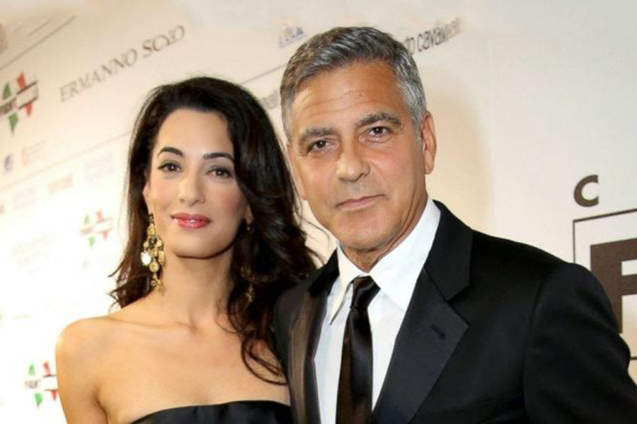 George and Amal Clooney