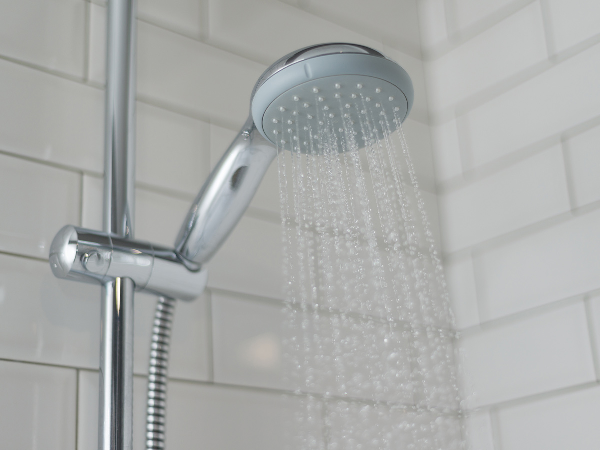 7. Taking excessively hot showers.
