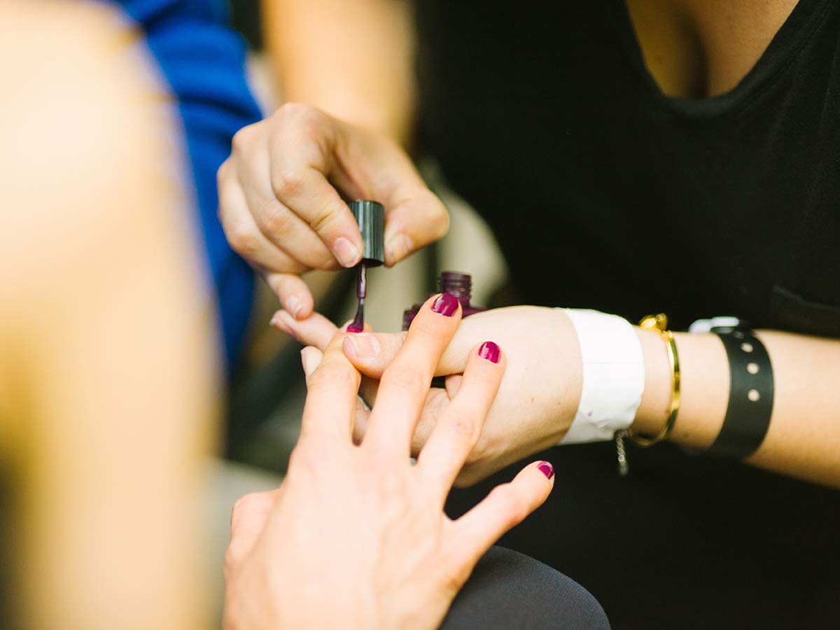 Mani-Pedis at the Salon
