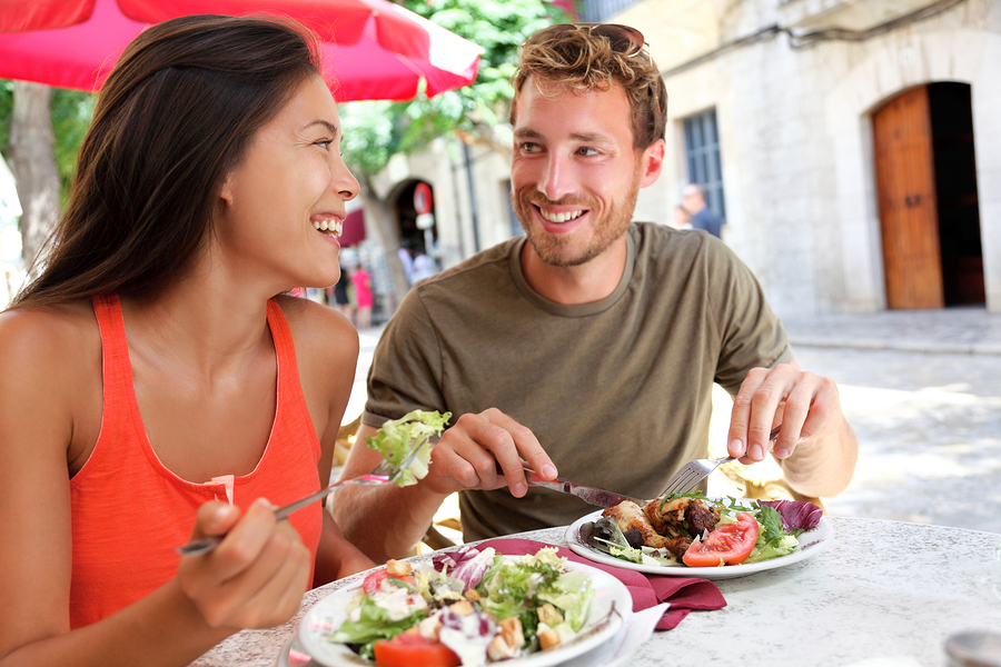 Enjoy the food and the environment.