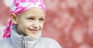 Childhood lymphoma patient