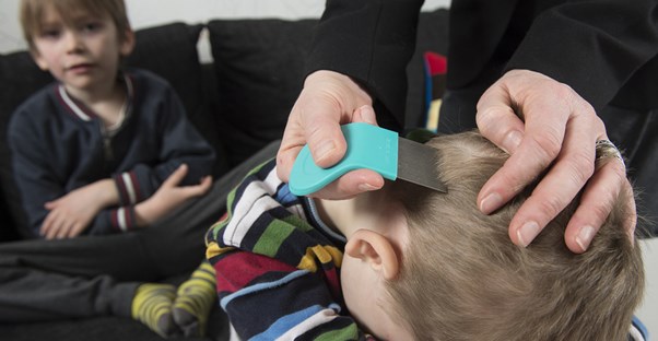 Children with head lice