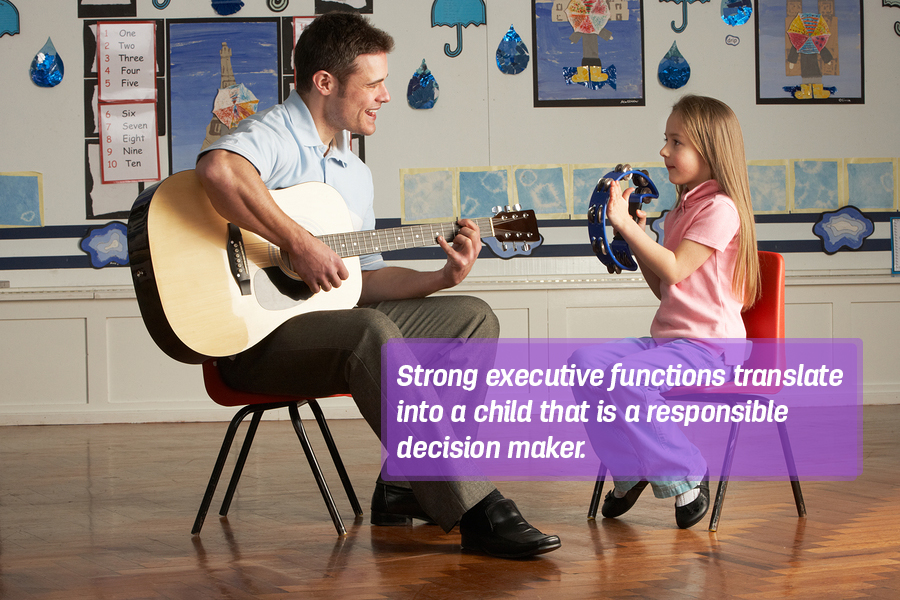 It boosts executive function.