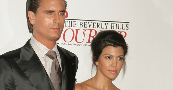 Kourtney Kardashian and Scott Disick walk the red carpet