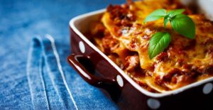 A fresh batch of lasagna.