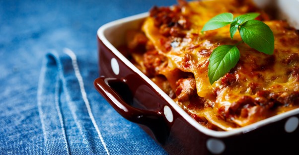 A fresh batch of lasagna.