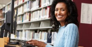 An adult goes back to school