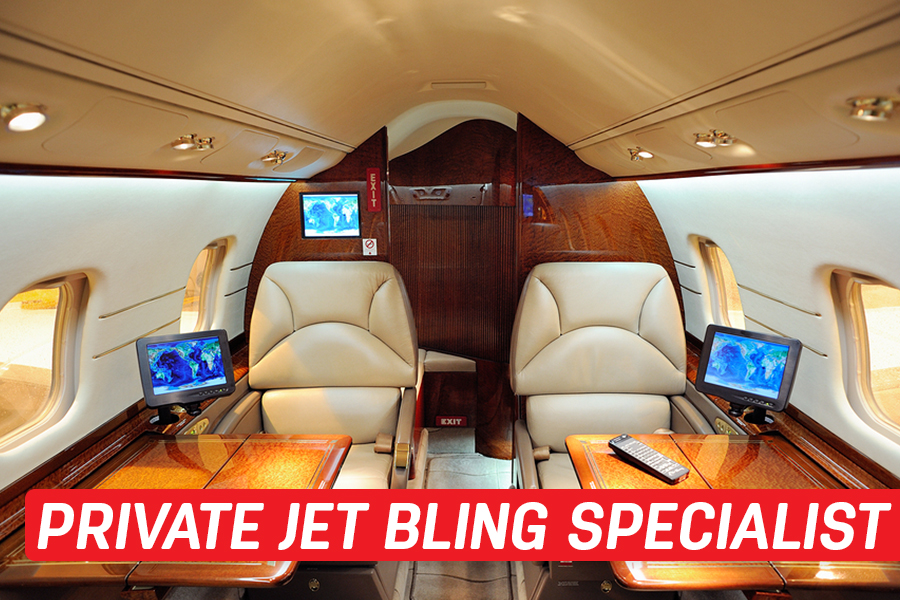 Private Jet Bling Specialist