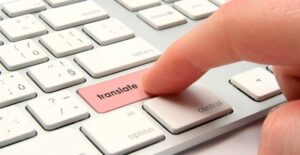 Translate button on a keyboard
