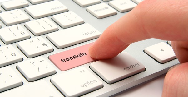 Translate button on a keyboard