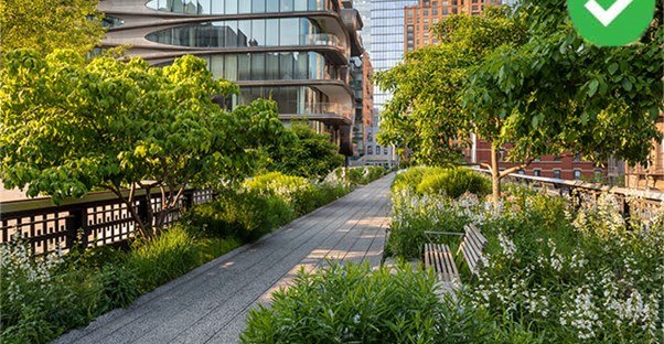 Instead of visiting Times Square, visit the High Line instead.